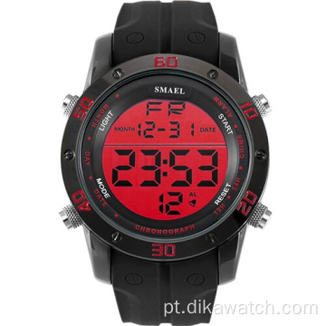 SMAEL Mens Sports Watches Digital LED Relógio Militar